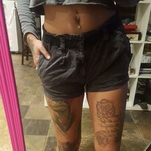 American eagle highwaisted shorts